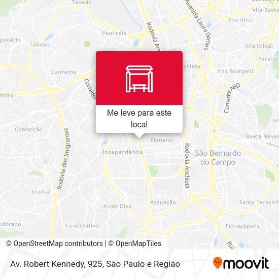 Av. Robert Kennedy, 925 mapa