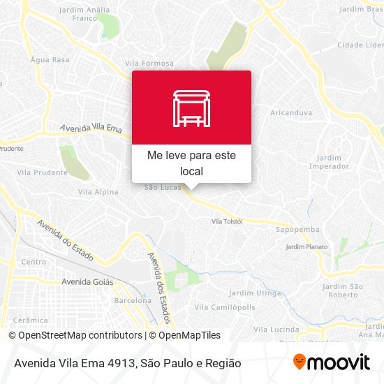 Avenida Vila Ema 4913 mapa