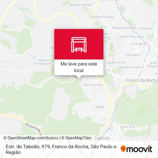 Estr. do Taboão, 979, Franco da Rocha mapa