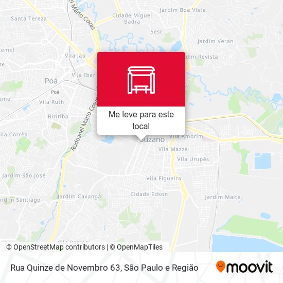 Rua Quinze de Novembro 63 mapa