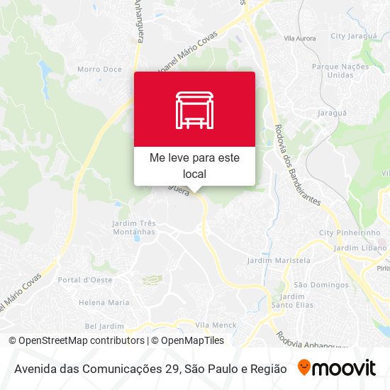 Avenida das Comunicações 29 mapa