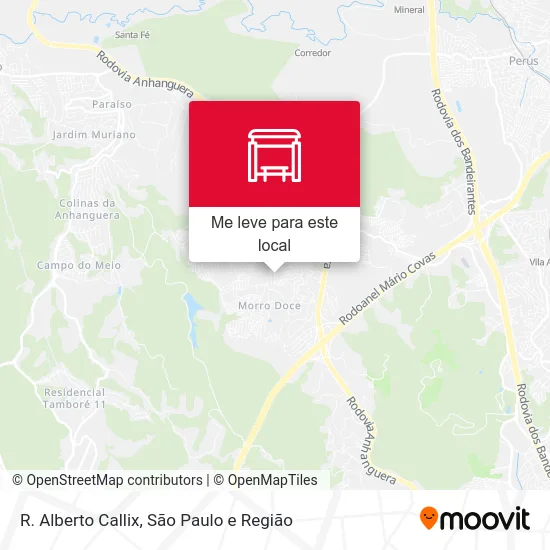 R. Alberto Callix mapa