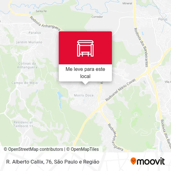 R. Alberto Callix, 76 mapa