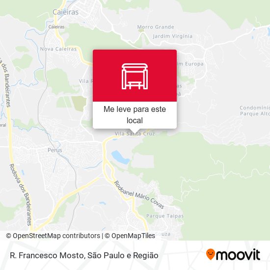 R. Francesco Mosto mapa