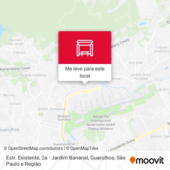 Estr. Existente, 2a - Jardim Bananal, Guarulhos mapa