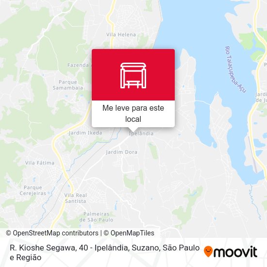 R. Kioshe Segawa, 40 - Ipelândia, Suzano mapa