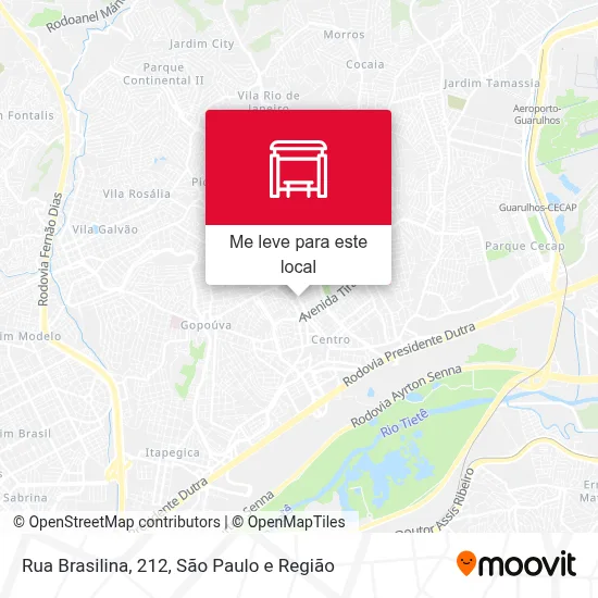 Rua Brasilina, 212 mapa