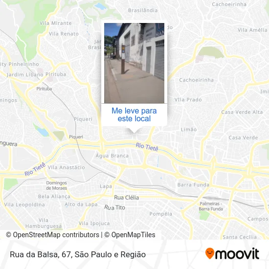 Rua da Balsa, 67 mapa