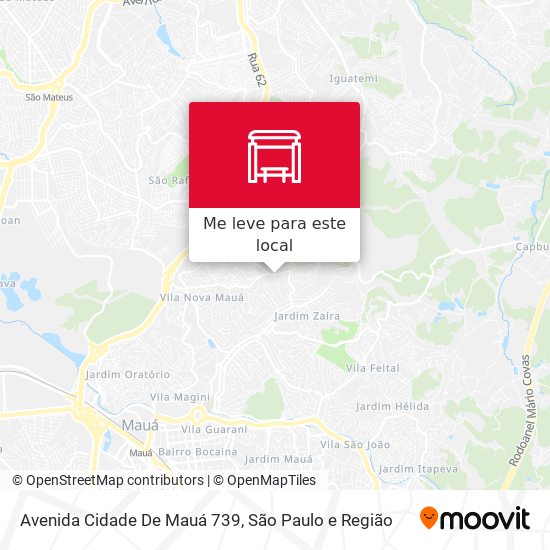 Avenida Cidade De Mauá 739 mapa