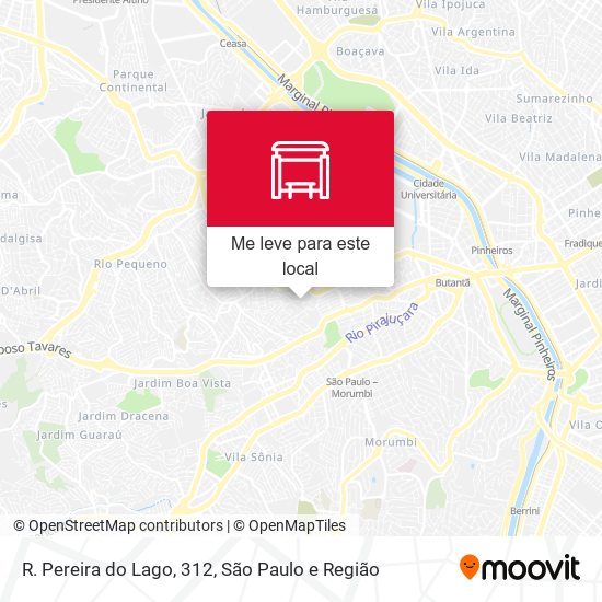 R. Pereira do Lago, 312 mapa