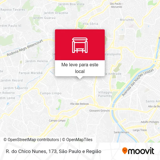 R. do Chico Nunes, 173 mapa