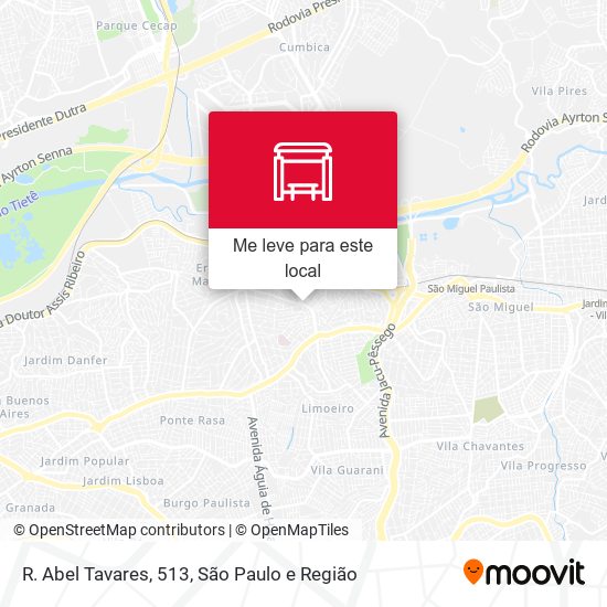 R. Abel Tavares, 513 mapa