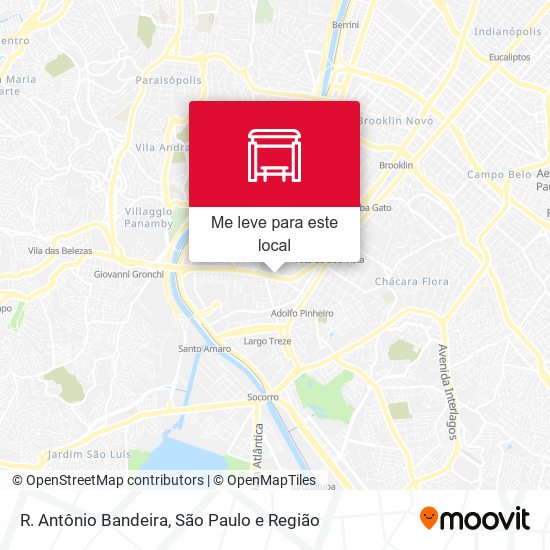R. Antônio Bandeira mapa