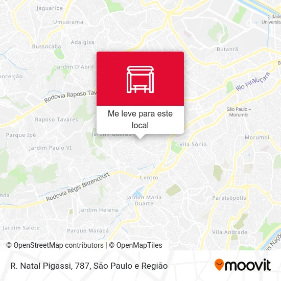 R. Natal Pigassi, 787 mapa