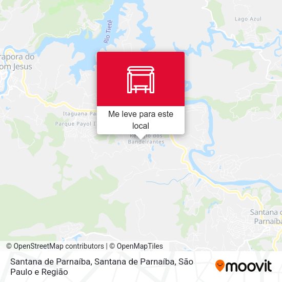 Santana de Parnaíba, Santana de Parnaíba mapa