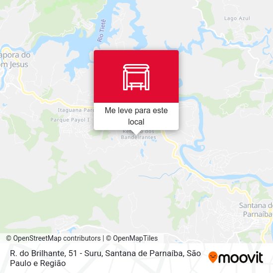 R. do Brilhante, 51 - Suru, Santana de Parnaíba mapa