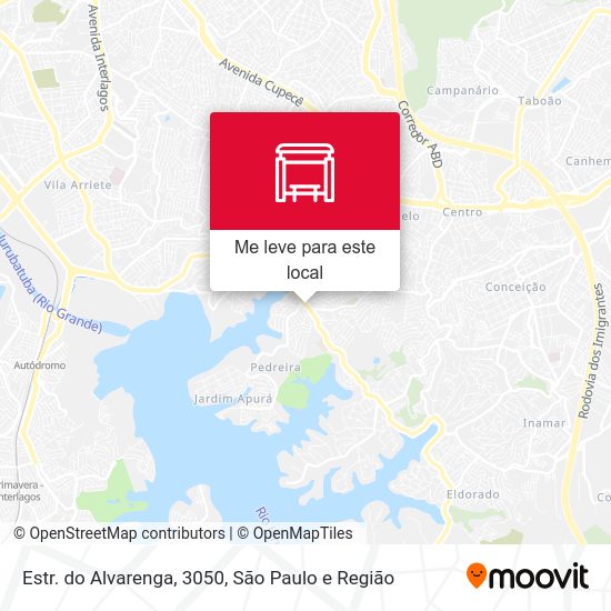 Estr. do Alvarenga, 3050 mapa