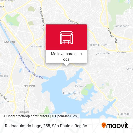 R. Joaquim do Lago, 255 mapa