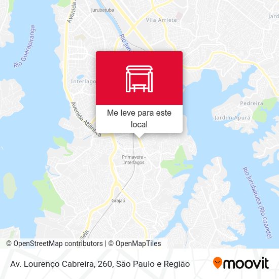 Av. Lourenço Cabreira, 260 mapa