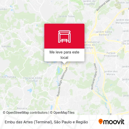 Embu das Artes (Terminal) mapa