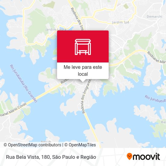 Rua Bela Vista, 180 mapa