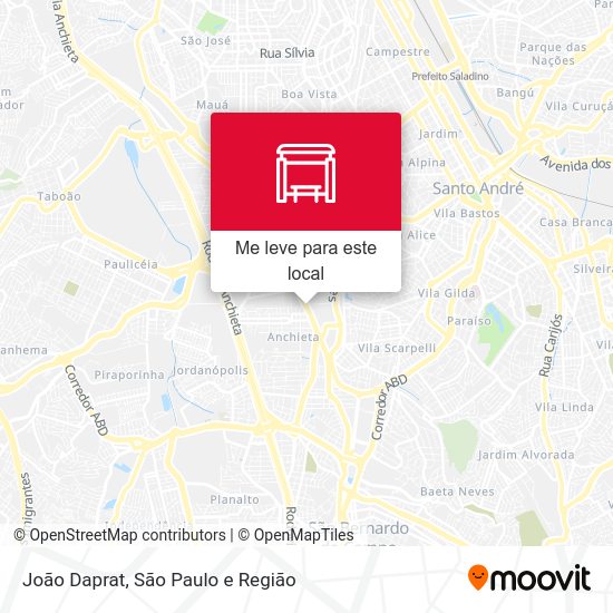 João Daprat mapa