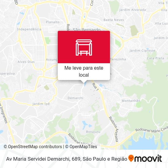 Av Maria Servidei Demarchi, 689 mapa