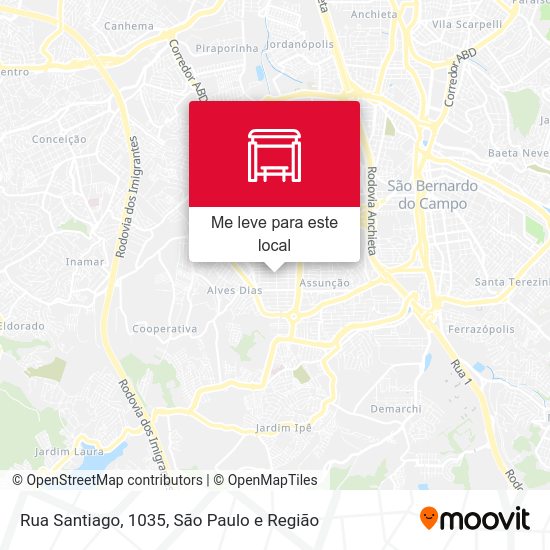 Rua Santiago, 1035 mapa