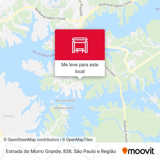 Estrada do Morro Grande, 838 mapa