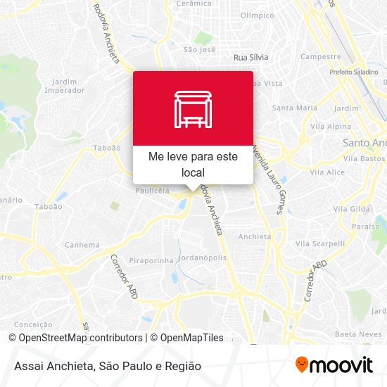Assai Anchieta mapa