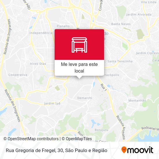 Rua Gregoria de Fregel, 30 mapa
