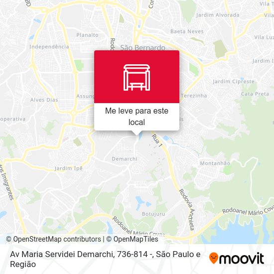 Av Maria Servidei Demarchi, 736-814 - mapa
