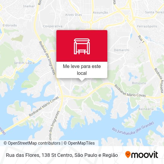 Rua das Flores, 138 St Centro mapa
