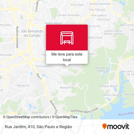 Rua Jardim, 410 mapa
