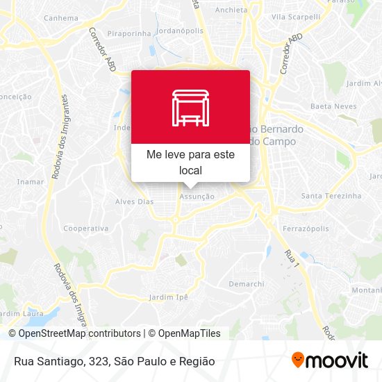 Rua Santiago, 323 mapa