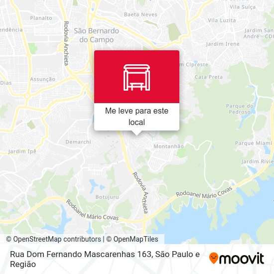 Rua Dom Fernando Mascarenhas 163 mapa
