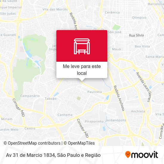 Av 31 de Marcio 1834 mapa