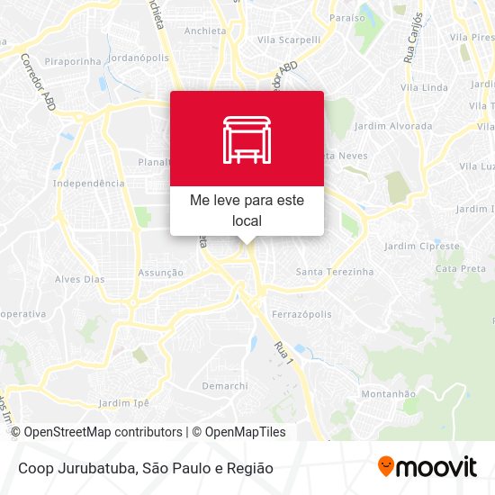 Coop Jurubatuba mapa