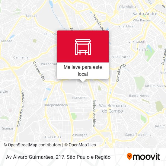Av Álvaro Guimarães, 217 mapa