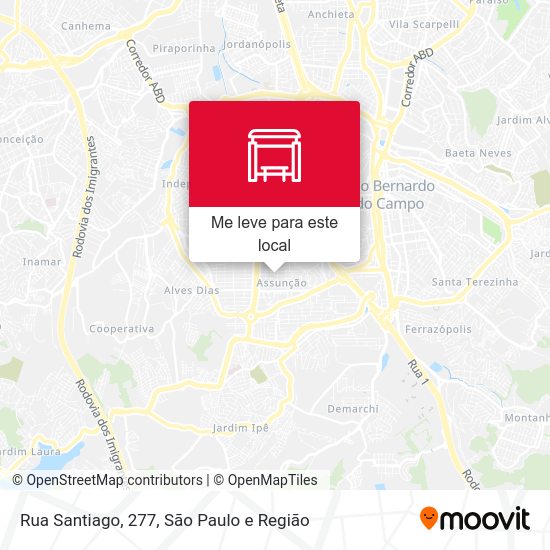 Rua Santiago, 277 mapa