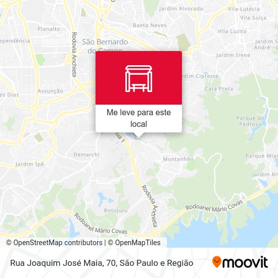 Rua Joaquim José Maia, 70 mapa