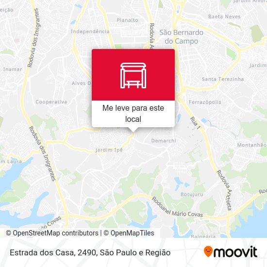 Estrada dos Casa, 2490 mapa