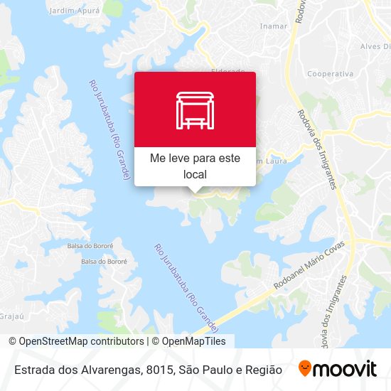 Estrada dos Alvarengas, 8015 mapa