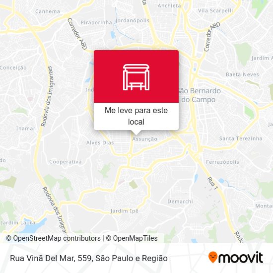 Rua Vinã Del Mar, 559 mapa