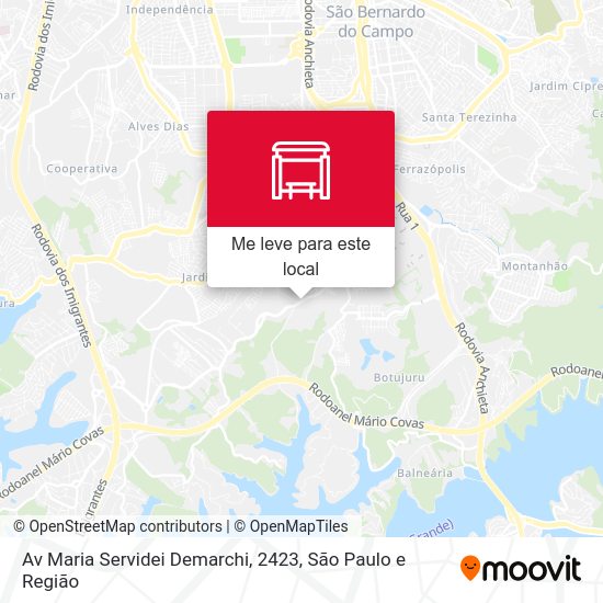 Av Maria Servidei Demarchi, 2423 mapa
