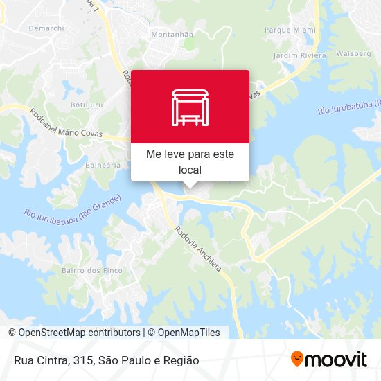 Rua Cintra, 315 mapa