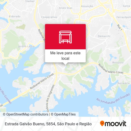 Estrada Galvão Bueno, 5854 mapa