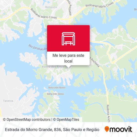 Estrada do Morro Grande, 836 mapa