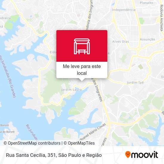 Rua Santa Cecília, 351 mapa