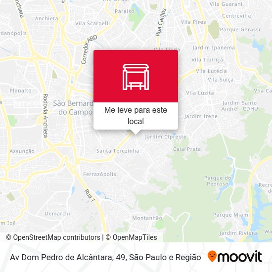 Av Dom Pedro de Alcântara, 49 mapa